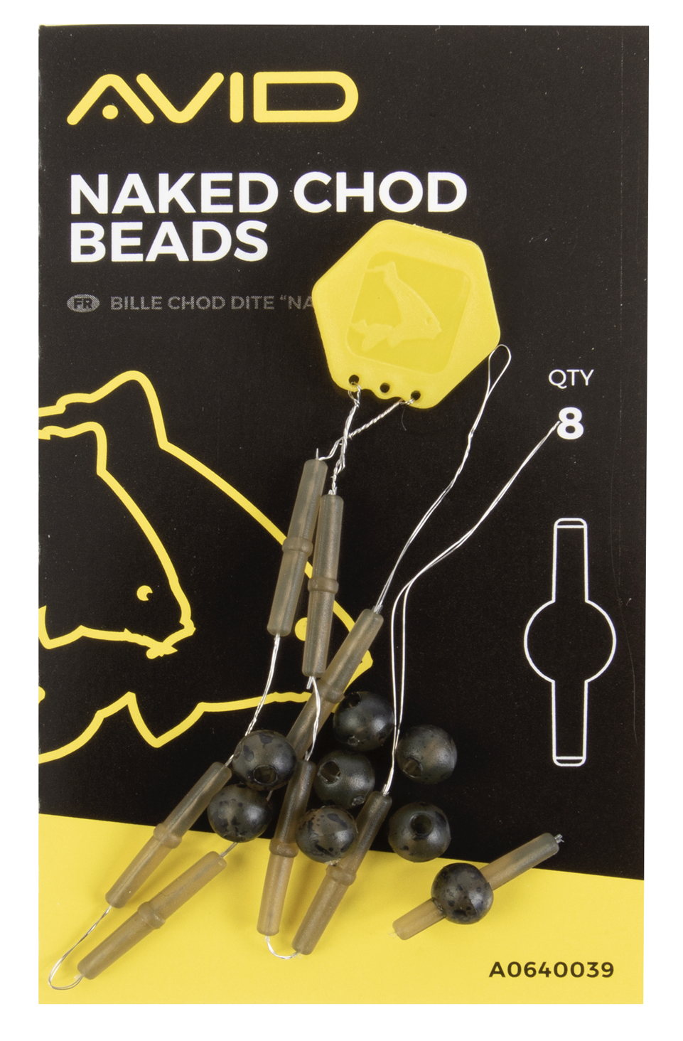 Avid Carp Naked Chod Beads - Click Image to Close