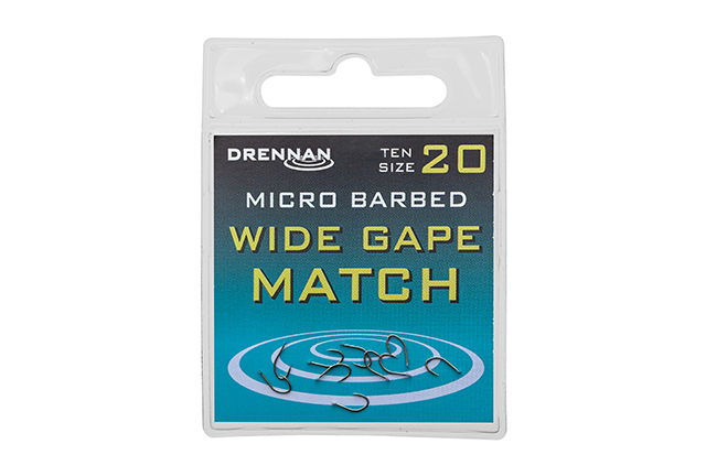 Drennan Wide Gape Match Micro Barbed Hooks - Click Image to Close