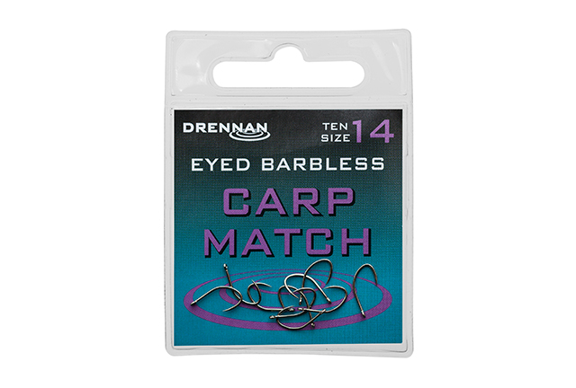 Drennan Eyed Barbless Carp Match Hooks