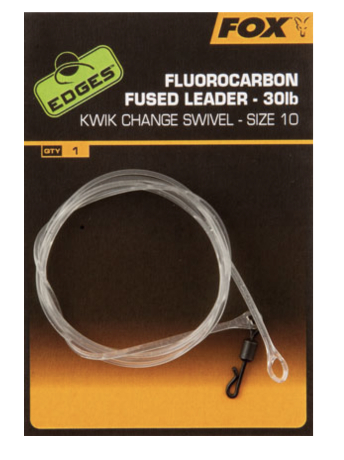Fox EDGES Fluorocarbon Fused Leader - Click Image to Close