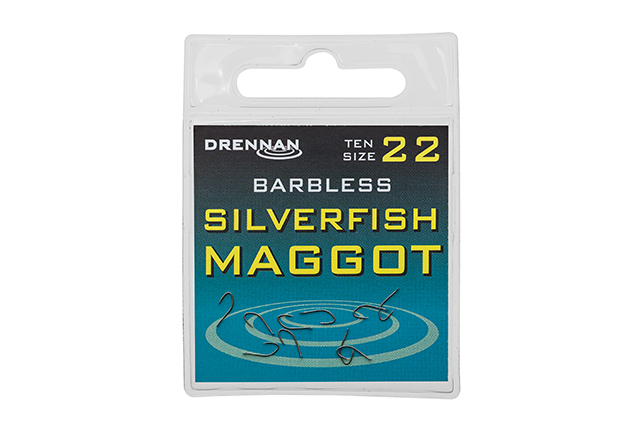 Drennan Silverfish Maggot Barbless Hooks - Click Image to Close