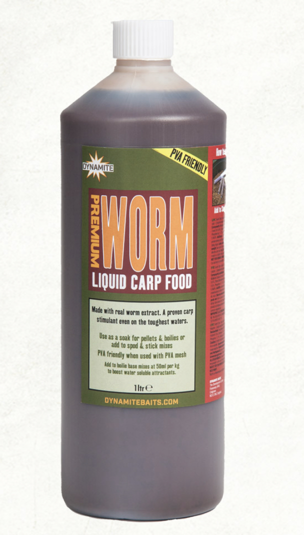Dynamite Baits Worm Liquid Carp Food