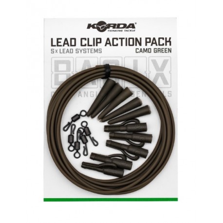 Korda Basix Lead Clip Action Pack - Click Image to Close