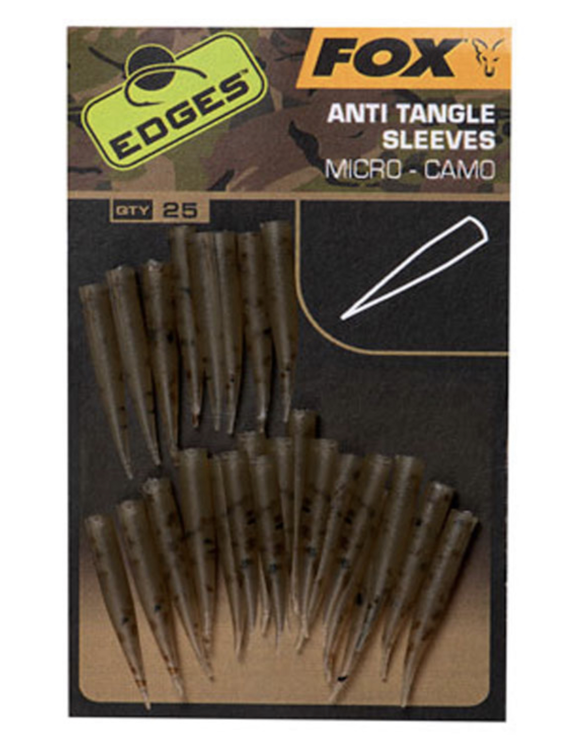 Fox EDGES Camo Micro Anti Tangle Sleeves - Click Image to Close