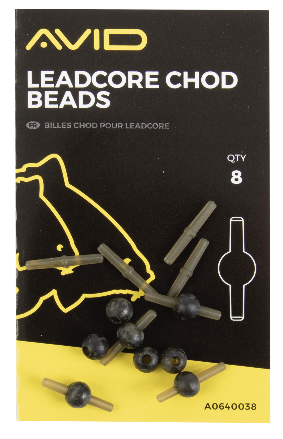 Avid Carp Leadcore Chod Beads - Click Image to Close