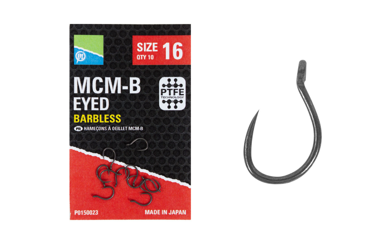 Preston Innovations MCM-B Eyed Barbless Hooks