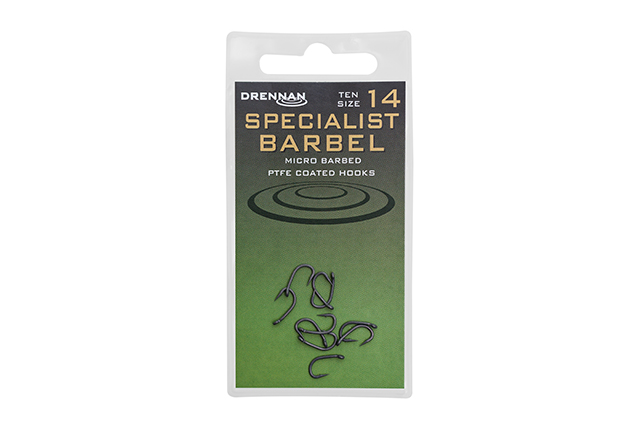 Drennan Specialist Barbel Micro Barbed Hooks - Click Image to Close