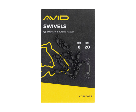 Avid Carp Size 8 Swivels