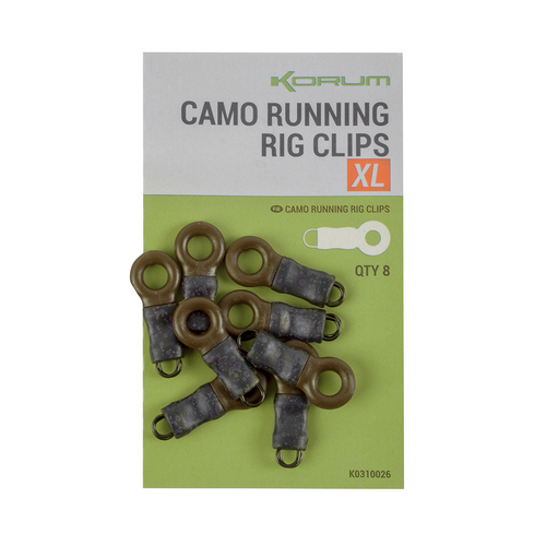 Korum Camo Running Rig Clips XL