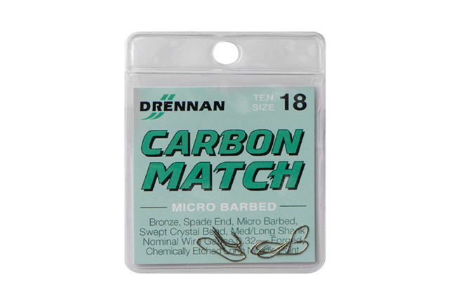 Drennan Carbon Match Micro Barbed Hooks Drennan Carbon Match Micro Barbed Hooks