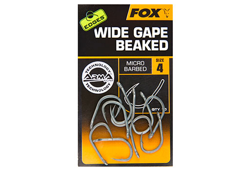 Fox EDGES Hooks Wide Gape Beaked - Click Image to Close
