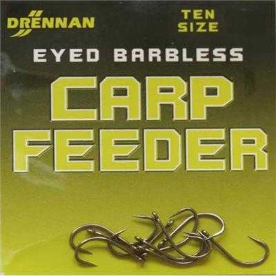 Drennan Eyed Barbless Carp Feeder Hooks Drennan Eyed Barbless Carp Feeder Hooks