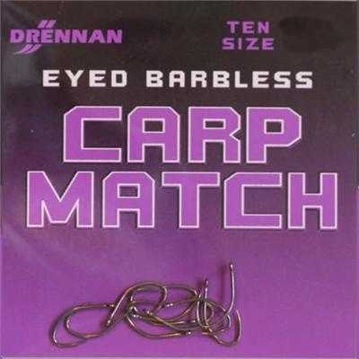 Drennan Eyed Barbless Carp Match Hooks Drennan Eyed Barbless Carp Match Hooks