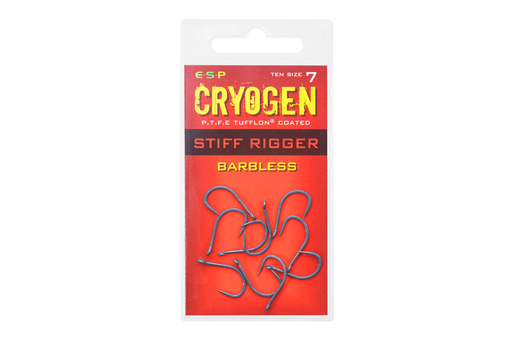 ESP Cryogen Stiff Rigger Barbless Hooks - Click Image to Close