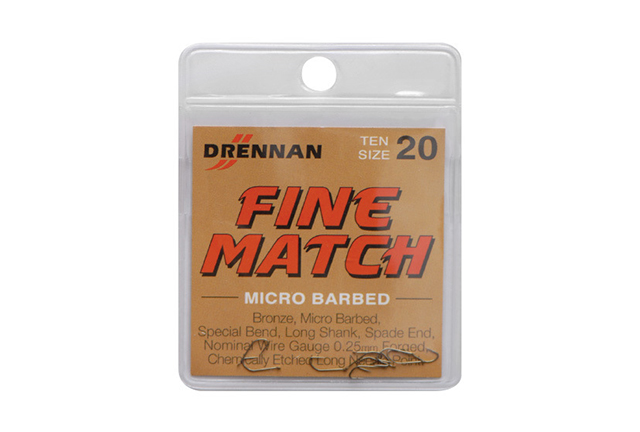 Drennan Fine Match Micro Barded Hooks Drennan Fine Match Micro Barded Hooks