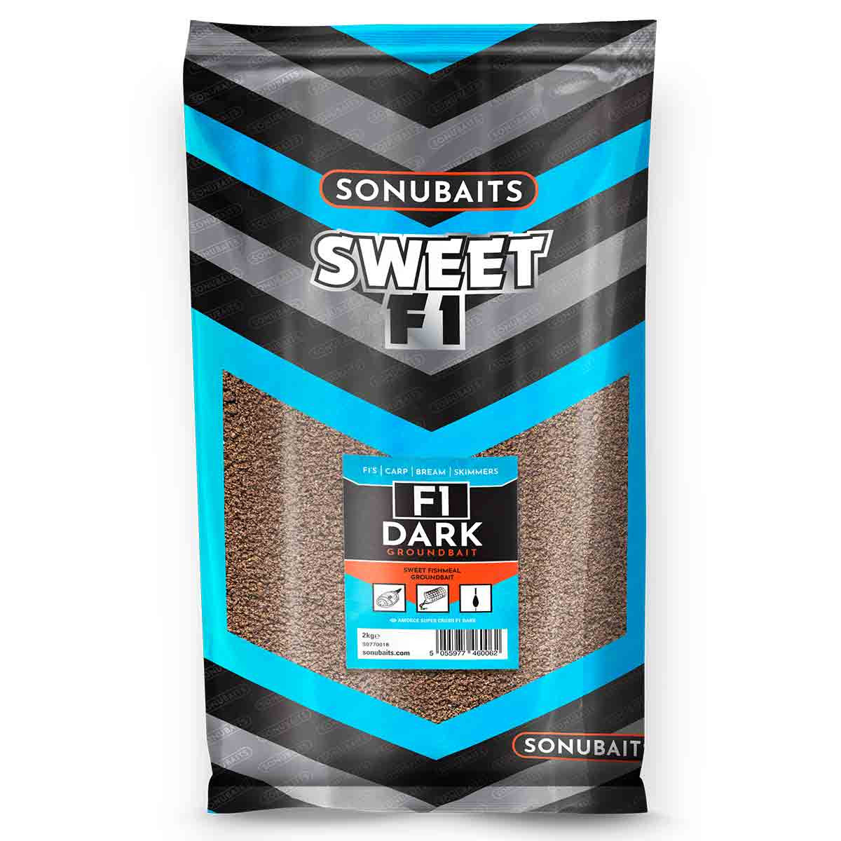 Sonu Baits F1 Dark Sweet Fishmeal Groundbait - Click Image to Close